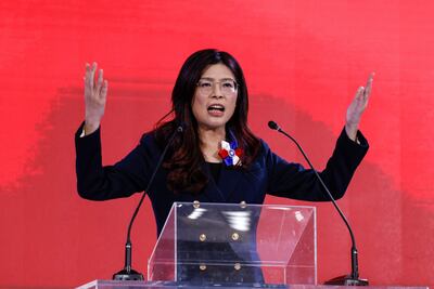 Cheng Li-wun, la nueva líder de la oposición taiwanesa el Kuomintang (KMT).