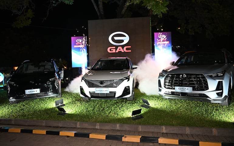 GAC lanzó sus modelos Aion Y, EMZoom y GS4 Max.