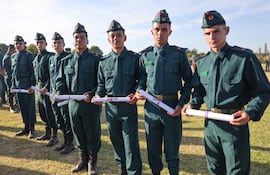 Cimeforistas en su acto de egreso.