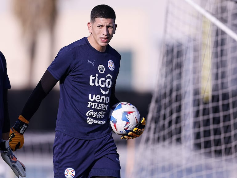 Rodrigo Morínigo, arquero de la selección paraguaya.