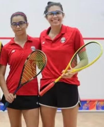 Fiorella Gatti y Luján Palacios se quedaron con la medalla de plata.