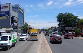 La ruta Mcal. Estigarribia atraviesa la ciudad de Fernando de la Mora.