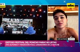 Video: Exitoso festival del poncho Para’i 60 Listas