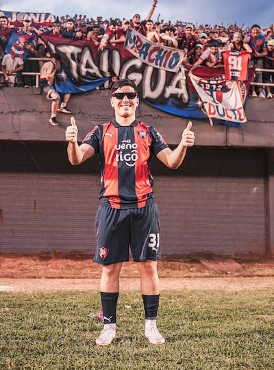 Ignacio Santiago Aliseda (14 de marzo de 2000), el héroe goleador del clásico en Ciudad del Este.