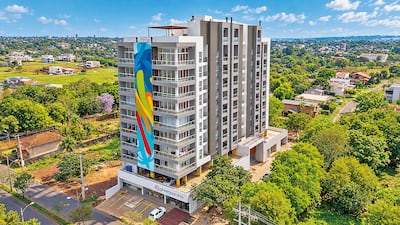 WA Construcciones transforma la manera de construir el futuro. Imagen del Edificio Concept, en Ciudad del Este.