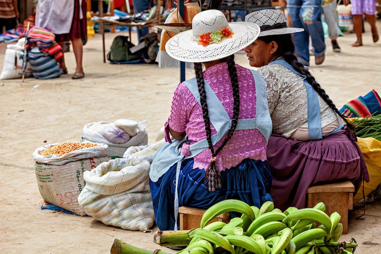Mercado en Rurrenabaque, Bolivia.