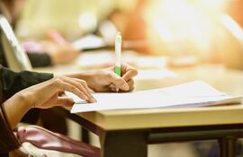 Imagen ilustrativa: una prueba escrita.