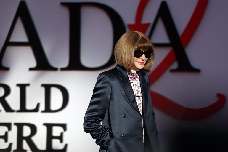 Anna Wintour, exeditora de la revista Vogue.