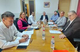 Los actuales miembros del Consejo de Administración de la Caja de Jubilación Municipal.