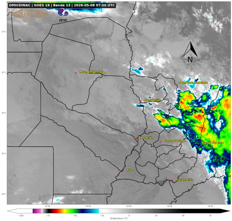 tormenta alerta meteorología Paraguay