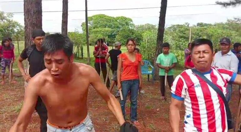 Los indígenas lamentaron lo ocurrido y aseguraron que es por la falta de respuesta del presidente del Indi