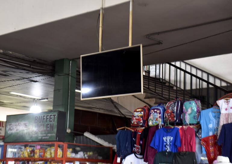 Televisor en desuso.