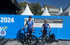 Francisco Riveros y Agua Marina Espínola, los mundialistas.