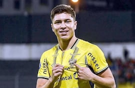 Pedro David Ríos Galeano (22 años), lateral-volante izquierdo del Recoleta FC.