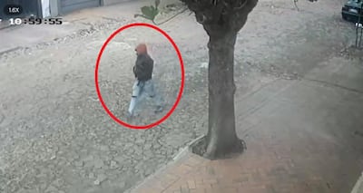 Captura de circuito cerrado que los vecinos acercaron a la Policía.