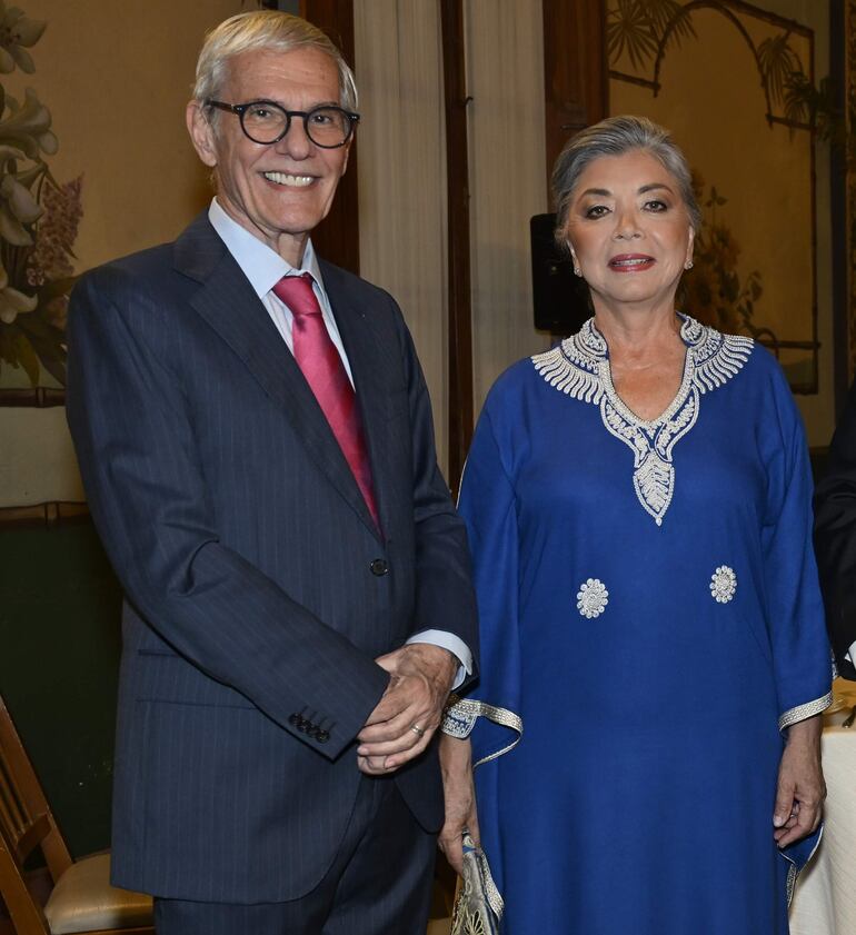 Daniel Nasta, Alda Cardozo y Pablo Santino. Cena Despedida Embajador de TaiwanGran Hotel del Paraguay.hoy 06 de febrero del 2026.foto Pedro Gonzalez