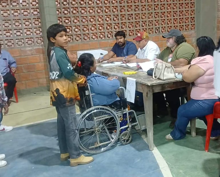 Votantes en las internas de la ANR