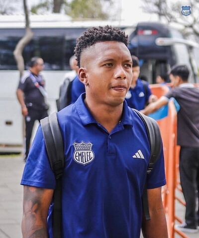 John Jairo Sánchez, futbolista ecuatoriano que militará en Guaraní, cedido por el Emelec.