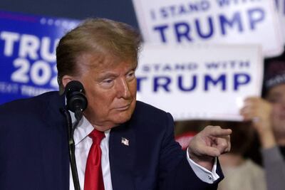 El expresidente de Estados Unidos Donald Trump (2017-2021).