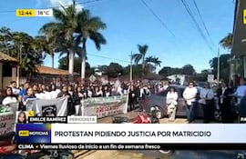 Protestan pidiendo justicia por matricidio