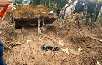 Hallan restos ósea que sería de Alejandro Ramos Morel, líder del EML.