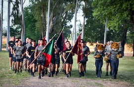 Entrenamiento de los cimeforistas