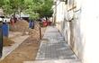 Veredas que construye Nenecho en el Centro no cuentan con el pavimento táctil que obliga la ordenanza. Asegran que trabajan para adquirirlas.