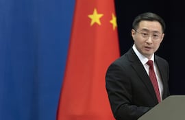 Lin Jian, portavoz de la Cancillería de China.