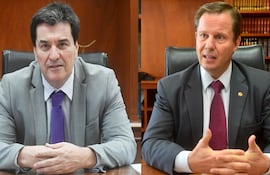 Ministros Gustavo Santander Dans y Alberto Martínez Simón