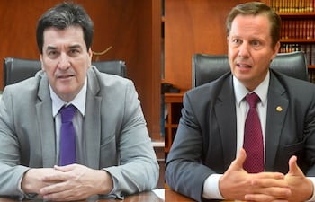 Ministros Gustavo Santander Dans y Alberto Martínez Simón