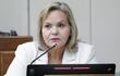 La senadora Lilian Samaniego.