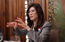 Cheng Li-wun, líder opositora de Taiwán. Dirige el partido Kuomintang.