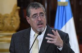 El presidente de Guatemala, Bernardo Arévalo.