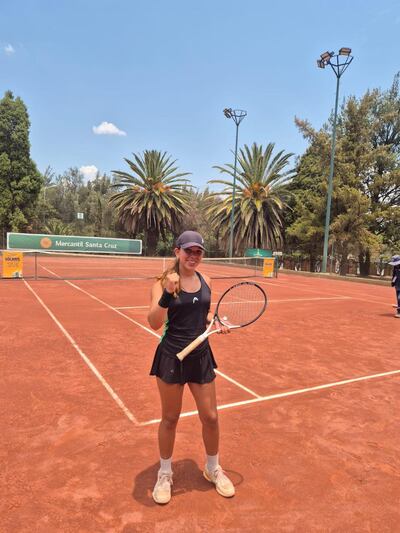 Valeria Santander está en la final del torneo Cóndor de Plata.
