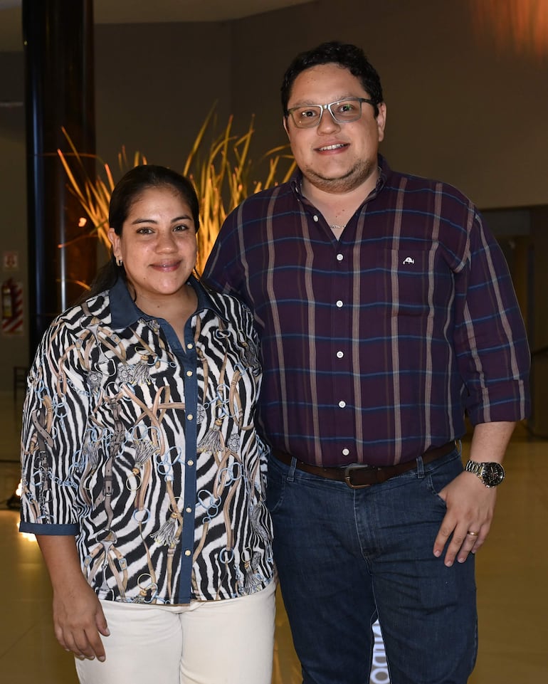 María Isabel Lucas y Gustavo Chaparro. 