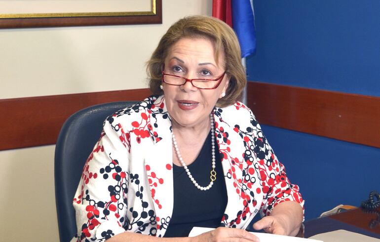Blanca Lila Mignarro, titular del Consejo directivo de la Caja Parlamentaria.