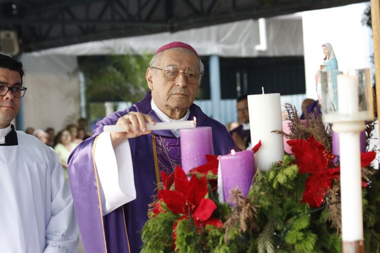Misa de hoy domingo 7 de diciembre en Caacupé.