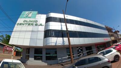 Imagen disponible en la web, del sanatorio Clinic Center de Ciudad del Este.