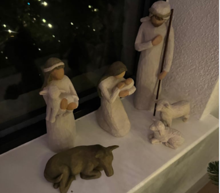 Pesebre de la familia Knaaps, en Estados Unidos.