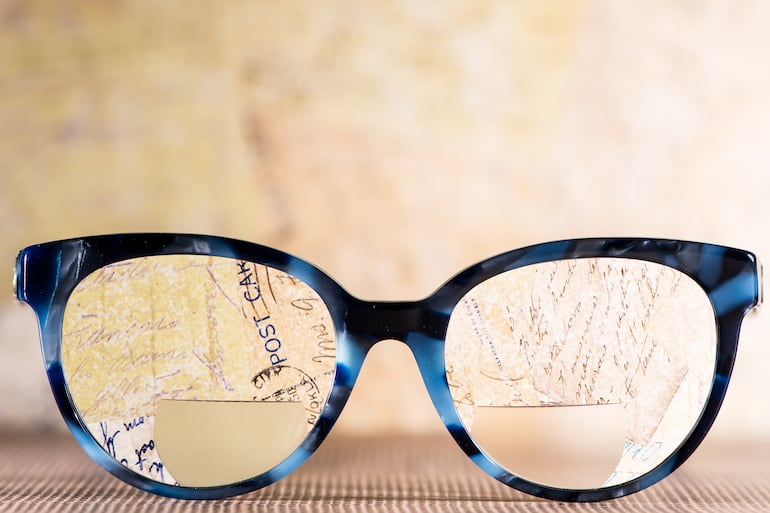 Gafas bifocales.