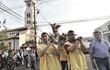 La procesión de San Miguel Arcángel partió del templo parroquial y recorrió el barrio de Ciudad Nueva, acompañado de miles de feligreses.