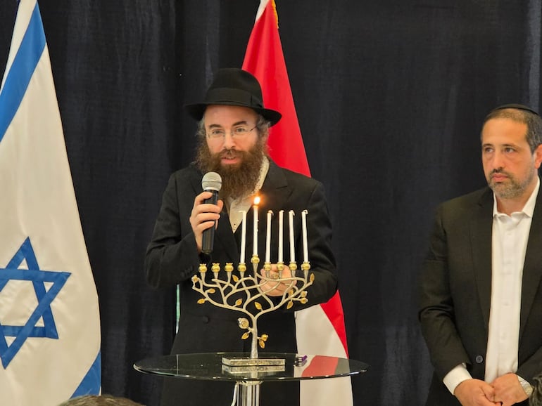 Levy Feigelstock y Gustavo Katzuni