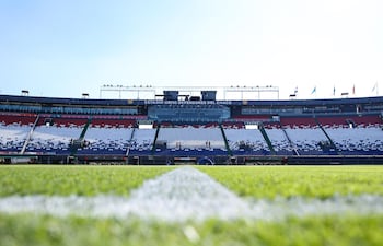 El estadio Defensores del Chaco en la previa de Paraguay vs. Chile por las Eliminatorias Sudamericanas 2026.