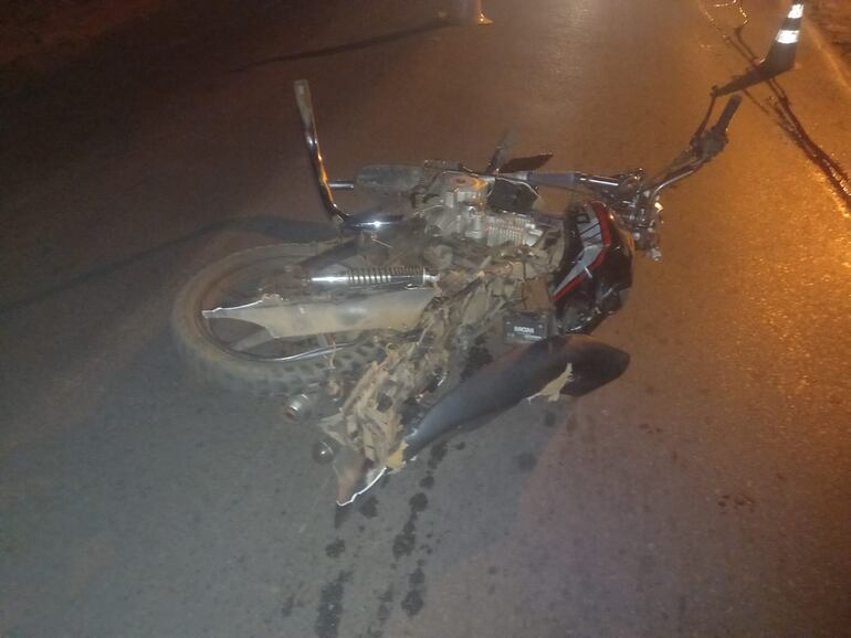 En estas condiciones quedó la mato de la víctima fatal.