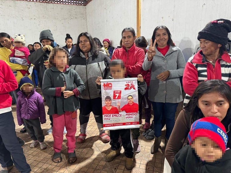 Internas municipales: Cartistas utilizan a niños indígenas en proselitismo