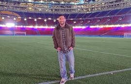 Lionel Messi visitó el nuevo estadio del Barcelona.