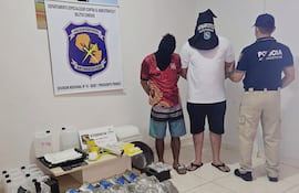 Dos detenidos tras allanamiento a laboratorio clandestino de drogas en CDE.