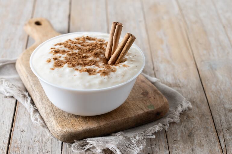 Arroz con leche.