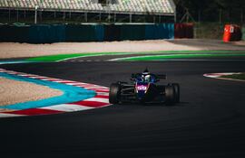 Mateo Valente, del equipo Artline Virage, intentará remontar mañana y llegar al podio.