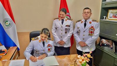 Cambio de la jefatura del departamento de Relaciones Públicas de la Policía Nacional.